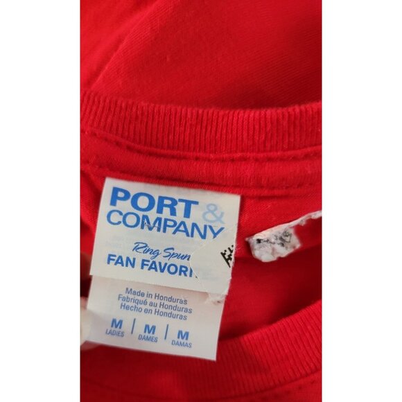 Year Of The Dragon Red T-Shirt M Port & Company 100% Cotton Womens Apparel - Picture 3 of 4